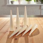 Cannoli kúpos forma, 30x120 mm, műanyag, 10 db/csomag