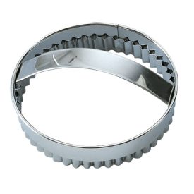   Tésztakiszúró fogóval, kerek hullámos, 120x20 mm, rozsdamentes