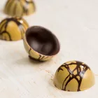 Bonbon félgömb csokoládéforma (MA5001), 275x175 mm, polikarbonát