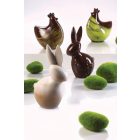 3D húsvéti csokoládéforma (MAC616S), nyuszi, műanyag