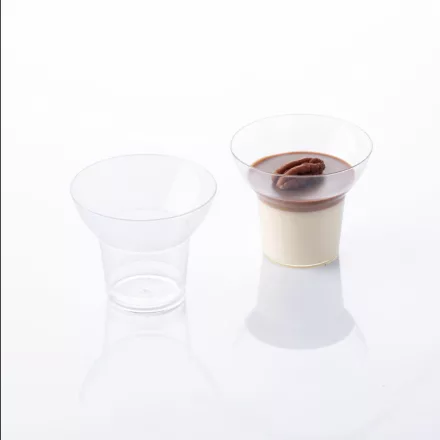 Pohárkrém tálalása Soft Ice 105 ml-es tégelyben