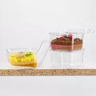 Kubito pohárkrém-desszertégely, 210 ml-es, 83x83x49 mm, 100 db-os csomag