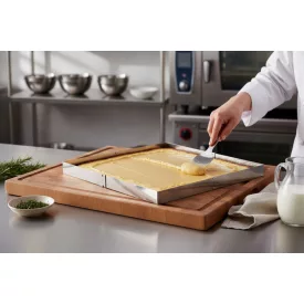 Sütőkeret, állítható téglalap, 50 mm, rozsdamentes