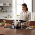 Moni- Selecta kukta – 6 literes rozsdamentes acél gyorsfőző edény