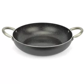 Bio Stone magasfalú serpenyő 2 füllel, 32 cm – tapadásmentes, indukciós serpenyő, rántotthús sütő
