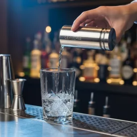 Hiteles mérce 5 cl-es, 18/10-es rozsdamentes anyagból