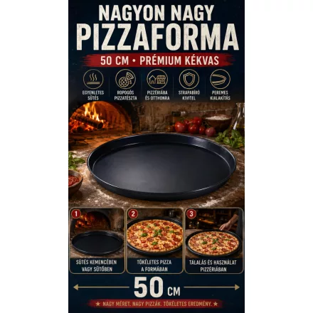 Pizzaforma 50 cm kékvas