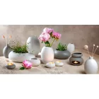 FANCY HOME Stones Tálka 11 cm, 0,15 literes, szürke, kerámia