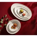 FANCY HOME Stones Tálka 15 cm, 0,38 literes, fehér, kerámia