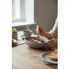 FANCY HOME Stones Tálka 15 cm, 0,38 literes, szürke, kerámia