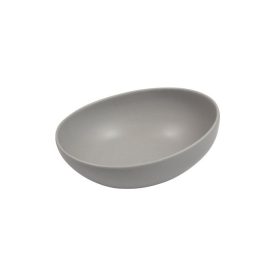 FANCY HOME Stones szürke kerámia tálka, 21 cm, 0,75 liter, nagyméretű, kőhatású tálalóedény