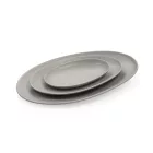 FANCY HOME Stones Szervírozó tányér 17 cm, szürke, kerámia