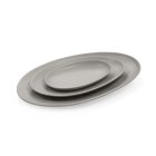 FANCY HOME Stones Szervírozó tányér 25 cm, fehér, kerámia