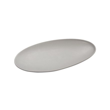 FANCY HOME Stones szürke szervírozó tányér, 31 cm, kerámia, nagy méretű modern tálalótányér