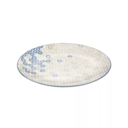 Daisy FRESCO 6 darabos porcelán lapostányér szett, 27 cm, virágos mintás, modern kivitel