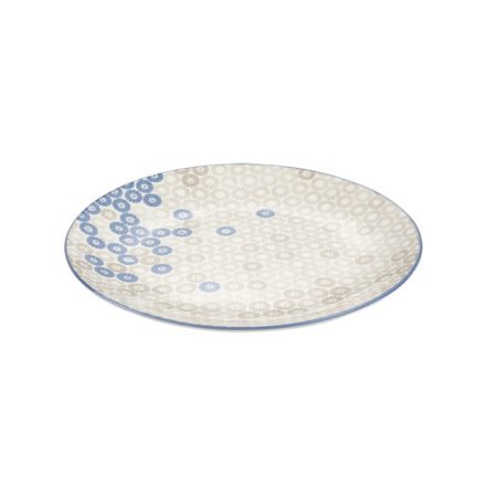Daisy FRESCO 6 darabos porcelán lapostányér szett, 27 cm, virágos mintás, modern kivitel