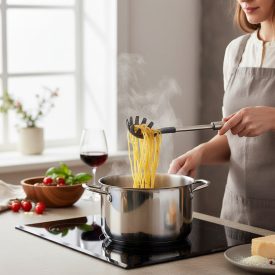 Spagettiszedő kanál műanyag fejjel, 34,5 cm, GrandCHEF+