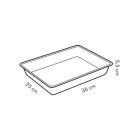 Sütőtepsi, mély, 36x25x5,5 cm, tapadásmentes, Delícia