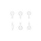 Dekoráló eszköz készlet, 3 db, Delícia