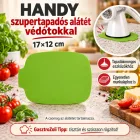Szupertapadós alátét védőtokkal, 17-12 cm, Handy – edukáló kép használati tanácsokkal