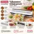 GrandCHEF Vákuumos fóliahegesztő, 110 W, 230 V – edukáló kép használati tanácsokkal