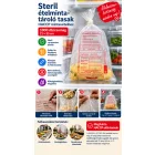 Steril ételminta-tároló tasak éttermi, közétkeztetési és üzemi konyhai HACCP ételmintavételhez
