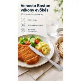 Boston evőkés rozsdamentes - Gazdaságos