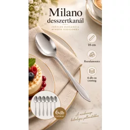 Milano rozsdamentes evőeszközök
