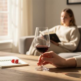 Catavinos borkóstoló pohár 210 ml – Vicrila üveg, kompakt borospohár borkóstolókhoz és fesztiválokra