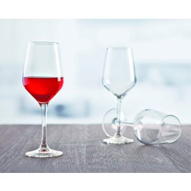 Mencia fehérboros kehely 250 ml temperált üvegből – elegáns pohár fehérborhoz