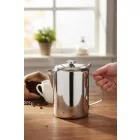 Rozsdamentes kávéskanna kávéhoz és teához