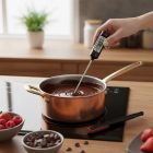 Maghőmérő, digitális, -50 - +300 fokig, 17,5 cm