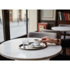 Ovális rozsdamentes tálca 23x17 cm