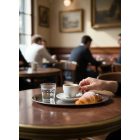 Ovális Tálca 26,5x19,5 cm rozsdamentes