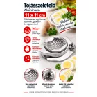Tojásszeletelő, alumínium – 3 mm-es szeletekhez, 12 cm