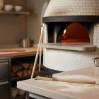 Pizzakemence tisztító kefe professzionális pizzakészítés előkészítéséhez