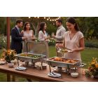 Chafing szett 22 részes, rozsdamentes