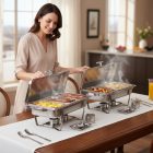 Chafing szett 22 részes, rozsdamentes