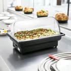 Profi elektromos Chafing edény, GN 1/1 méret, Roll-Top fedővel – GasztroZoli ajánlata