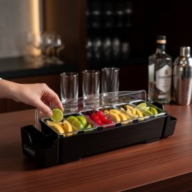 bár szervező 6 részes koktél hozzávalók tárolására