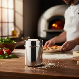 Rozsdamentes sajtszóró adagoló pizzákhoz és tésztaételekhez