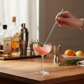 Koktélkanál 19 cm, rozsdamentes