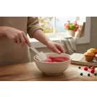 40 cm-es Műanyag Nyelű Spatula Lekerekített Gumis Fejjel - Konyhai Kiegészítő