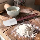 Szilikon fejű cukrász spatula – 25 cm, műanyag nyéllel