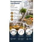 Merőkanál 250 ml 12/34 cm rozsdamentes