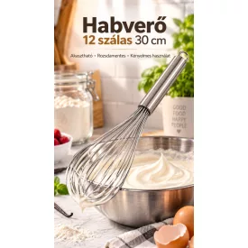 Habverő 12 szálas 30 cm akasztható