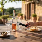 Pincérbicska dugóhúzóval műanyag nyéllel, 13,5 cm