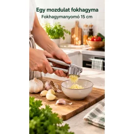 Fokhagymanyomó, 15 cm