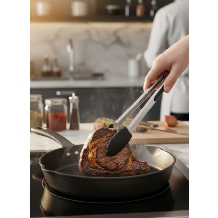 Csipesz univerzális szilikonos fejjel 30 cm, rozsdamentes