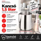 Rozsdamentes kiöntős kancsó éttermi, szállodai és vendéglátóipari felszolgáláshoz